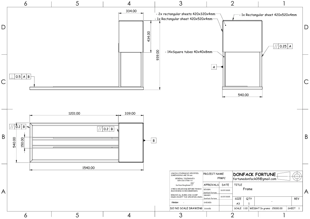 Frame structural design