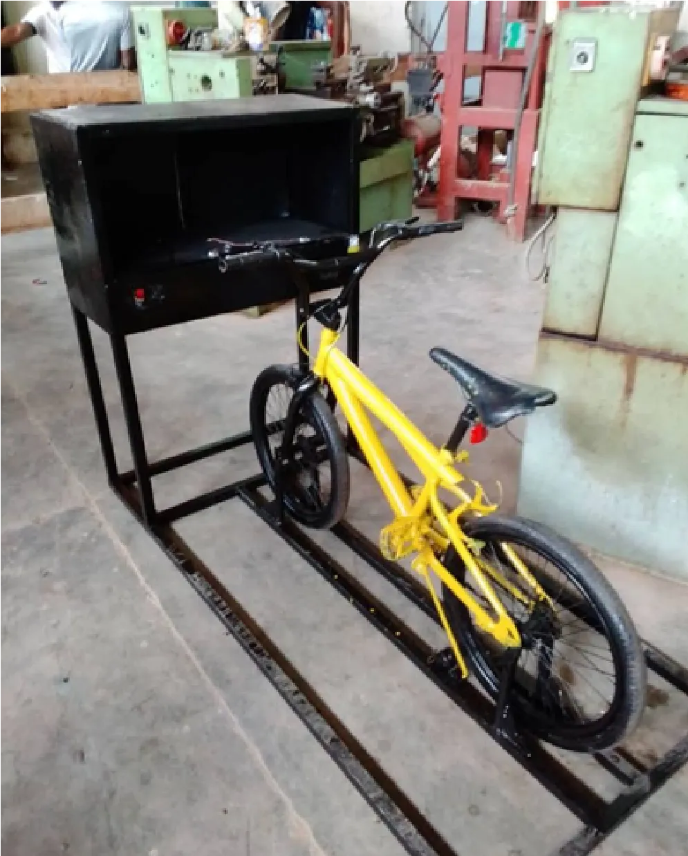 Pedal-power mobile phone charger