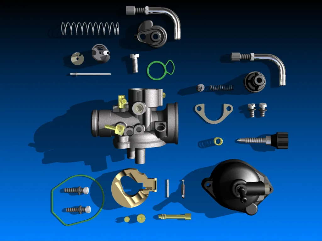 Motor components — view 2